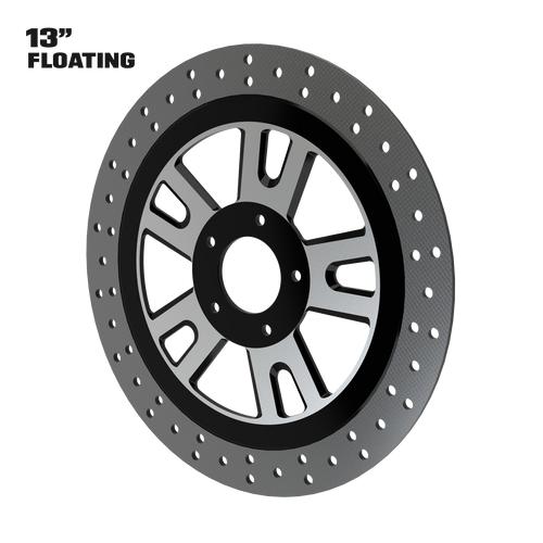 OG.01 13" Floating Rotor in Black Contrast Cut
