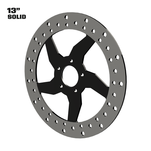 OG.03 13" Solid Rotor in Black