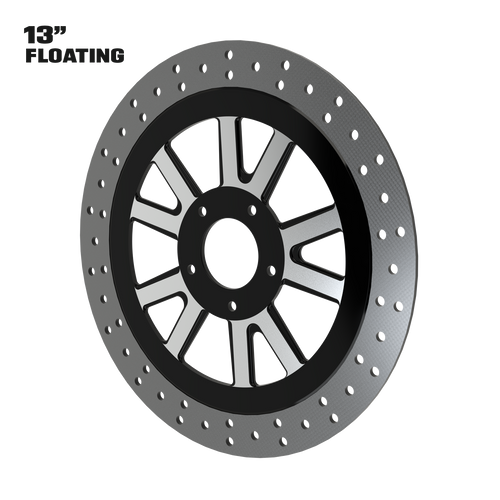 OG.07 13" Floating Rotor in Black Contrast Cut