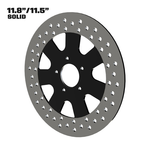 OG.10 11" Solid Rotor in Black