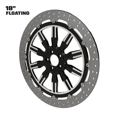 OG.12 18" Floating Rotor in Black Contrast Cut