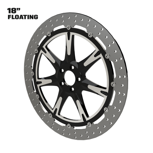 OG.14 18" Floating Rotor in Black Contrast Cut