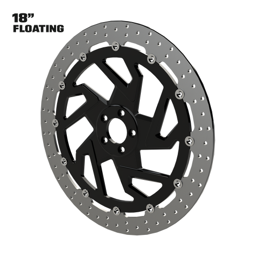 Hennessey 18" Floating Rotor in Black