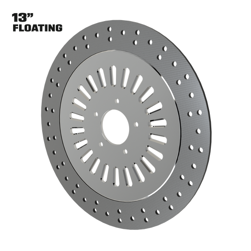 PentHSE 13" floating rotor in polished