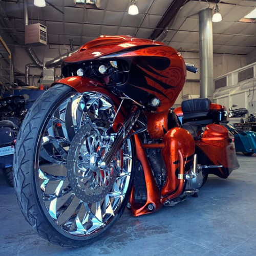 Crusade 3D Harley Chrome Wheels