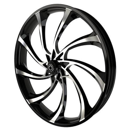 XR9 3D Harley Black Double Cut Wheels