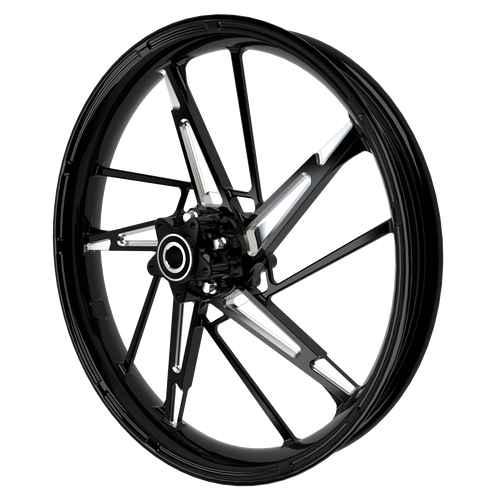 PS.08 Bulldog Fat Tire Black Double Cut Wheels