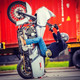 G3 Harley Softail | Dyna | Sportster Black Double Cut Wheels