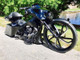 Speed Harley Softail | Dyna | Sportster Black Double Cut Wheels