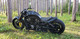 Super Street with Dimples Harley V-Rod Black Double Cut Wheels