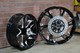 21X3.25" 3D/ 18X5.5 3D BLACK DOUBLE CUT DIRTY HOOKER PAIR (2009-2023 HD TOURING)