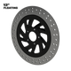 Villas 13" floating rotor in black