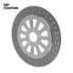 Elliptical Illusion 13" floating rotor in polished