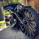 Dirty Spoke 3D Harley Black Double Cut Wheels