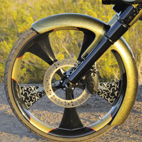 Rotors for 34 inch motorcycle wheels