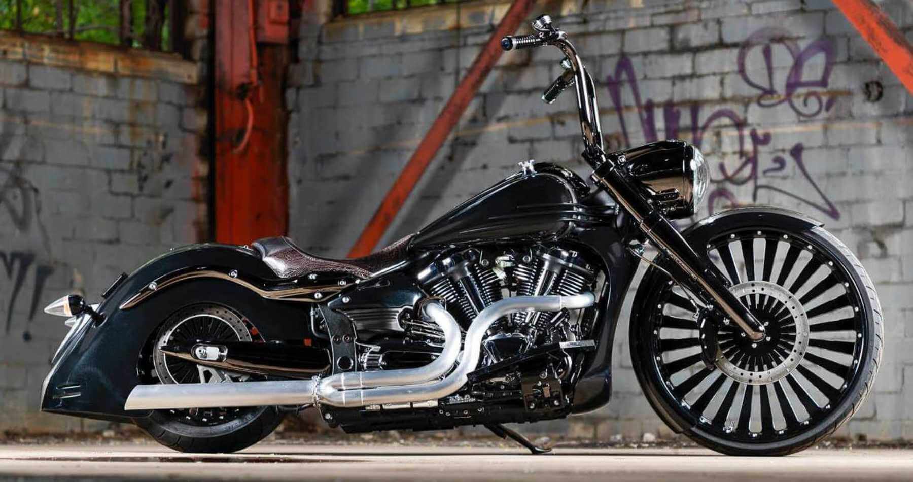 Custom motorcycle wheels for Yamaha