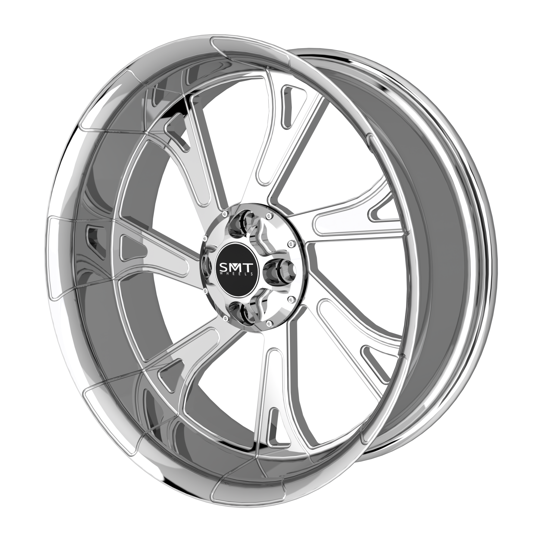 Blade Runner Harley Trike Chrome Wheels - SMT Wheels