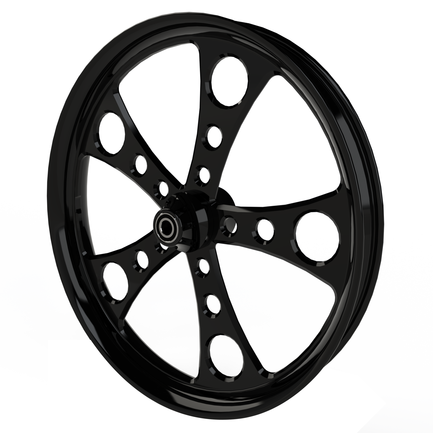 SINISTER WHEEL 18インチ　ハーレー　ソフテイル　シニスター Simply Sinister Harley Touring Black Wheels - SMT Wheels