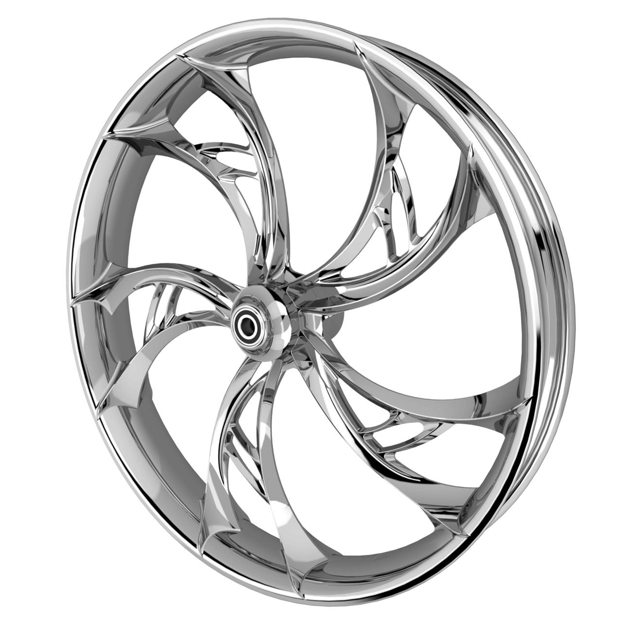 26 Inch Hennessy 3D Chrome Harley Wheel - SMT Wheels