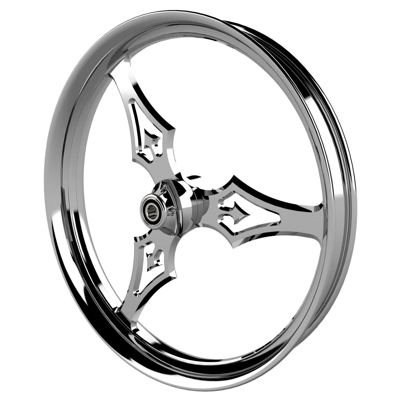 Iron Trinity Harley Softail | Dyna | Sportster Chrome Wheels - SMT Wheels
