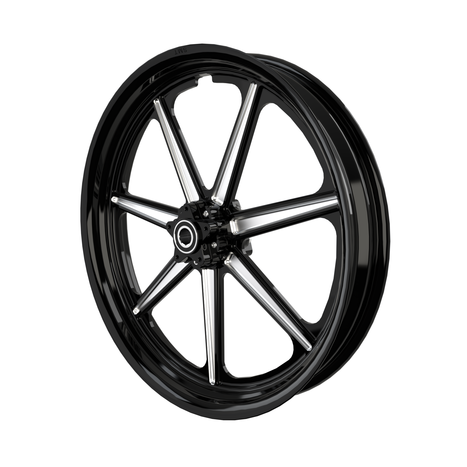 RetroSpec 06 Harley V-Rod Black Double Cut Wheels - SMT Wheels