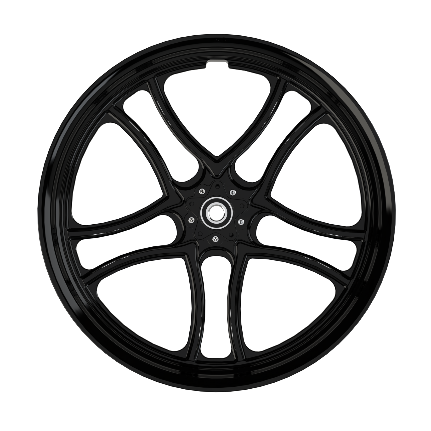 Retrospec Rims RetroSpec 04 Harley Softail | Dyna | Sportster Black Wheels - SMT Wheels