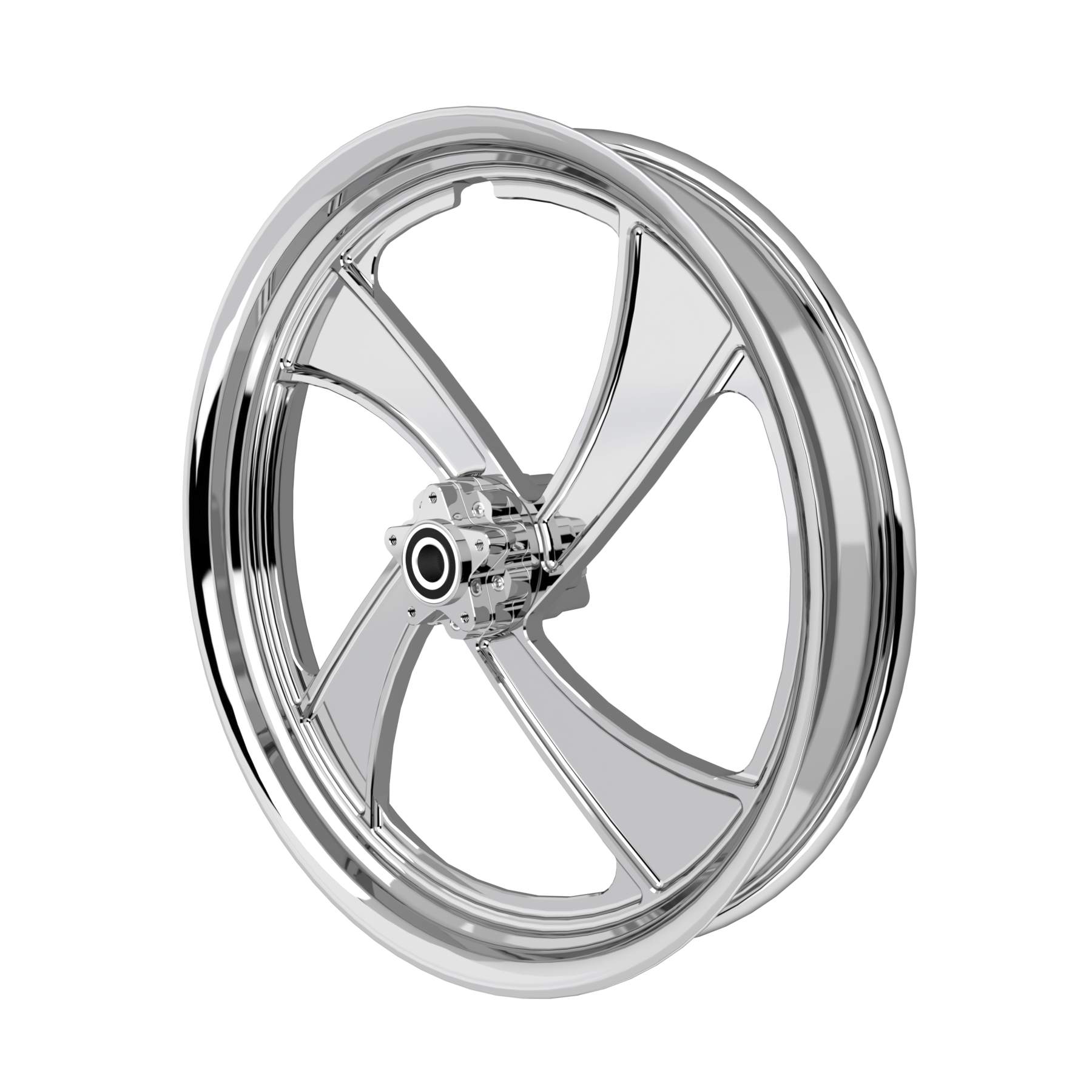 RetroSpec 09 Harley Softail | Dyna | Sportster Chrome Wheels - SMT Wheels