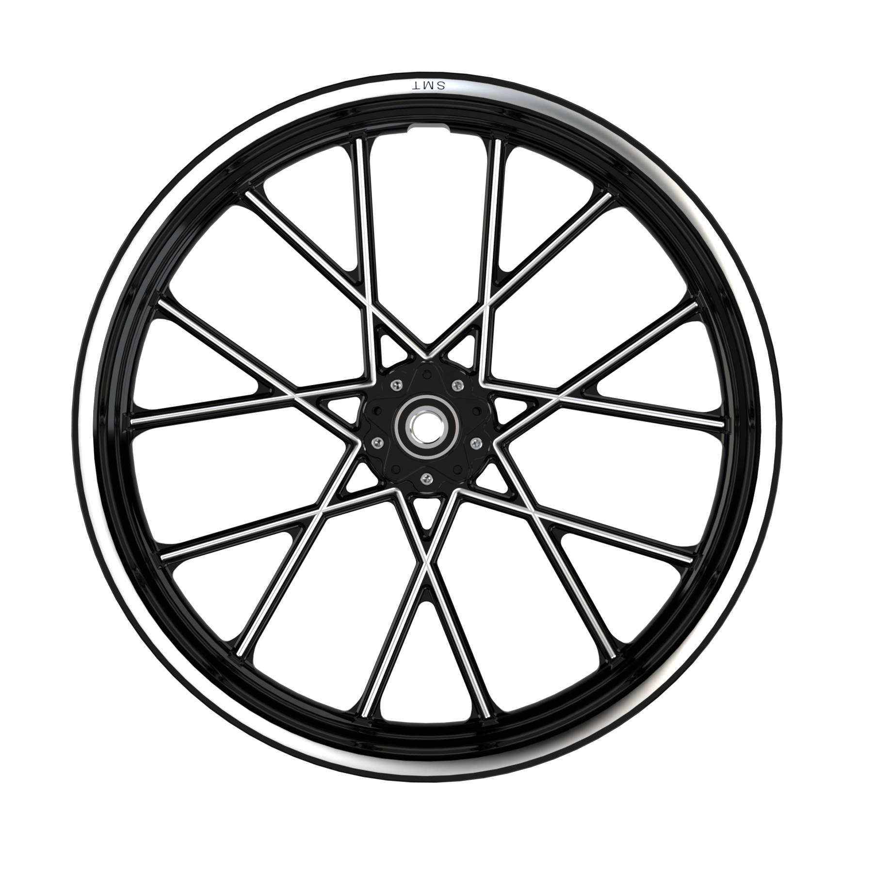Retrospec Rims RetroSpec 13 Harley Softail | Dyna | Sportster Black Double Cut Wheels ...