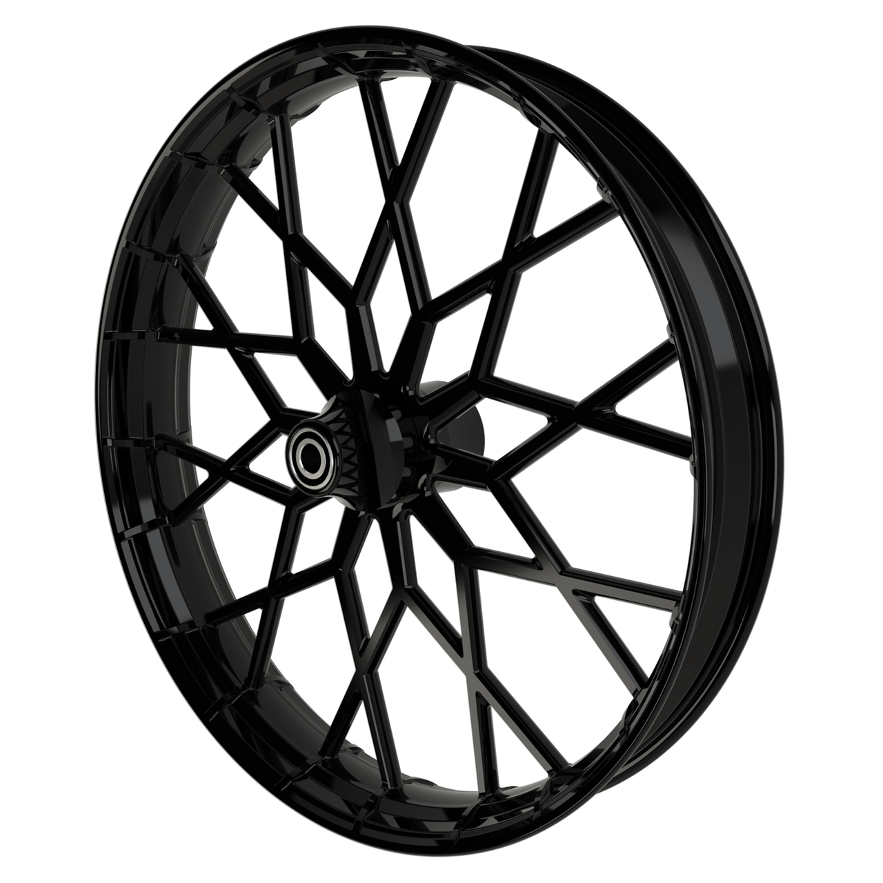 21x5.5 Harley-Davidson Black Fat Tire Bagger Kit - SMT Wheels