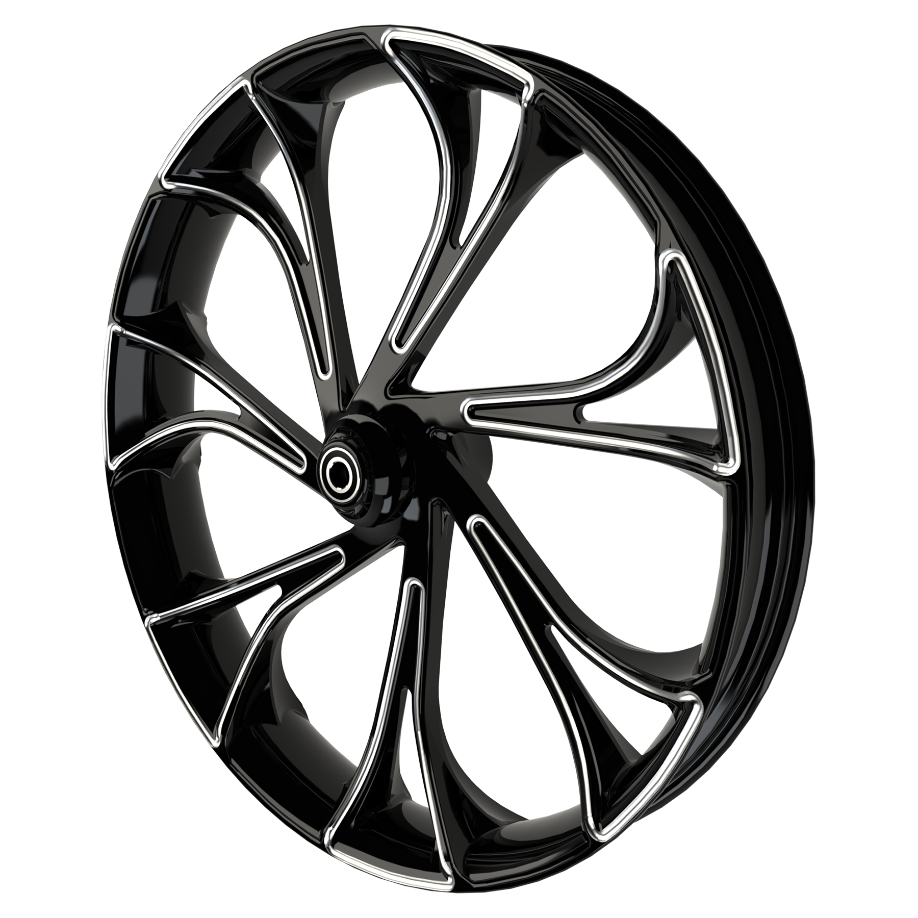 Blade Runner 3D Harley Black Double Cut Wheels SMT Wheels