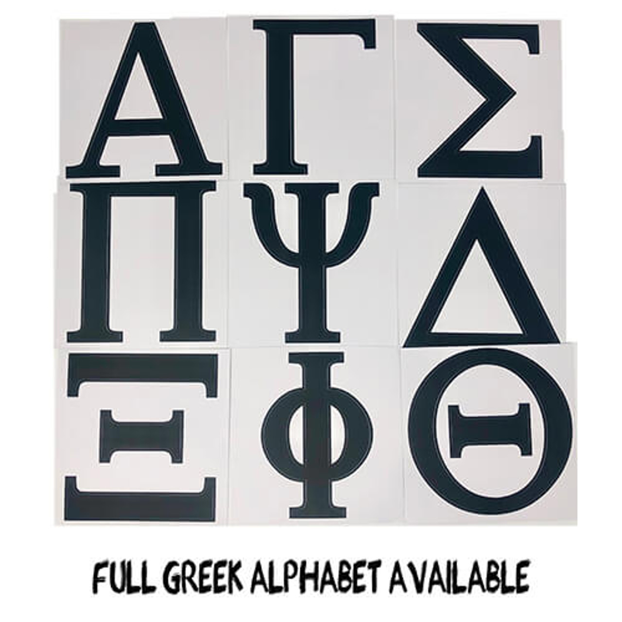 Greek Alphabet Stickers | COOLERSbyU