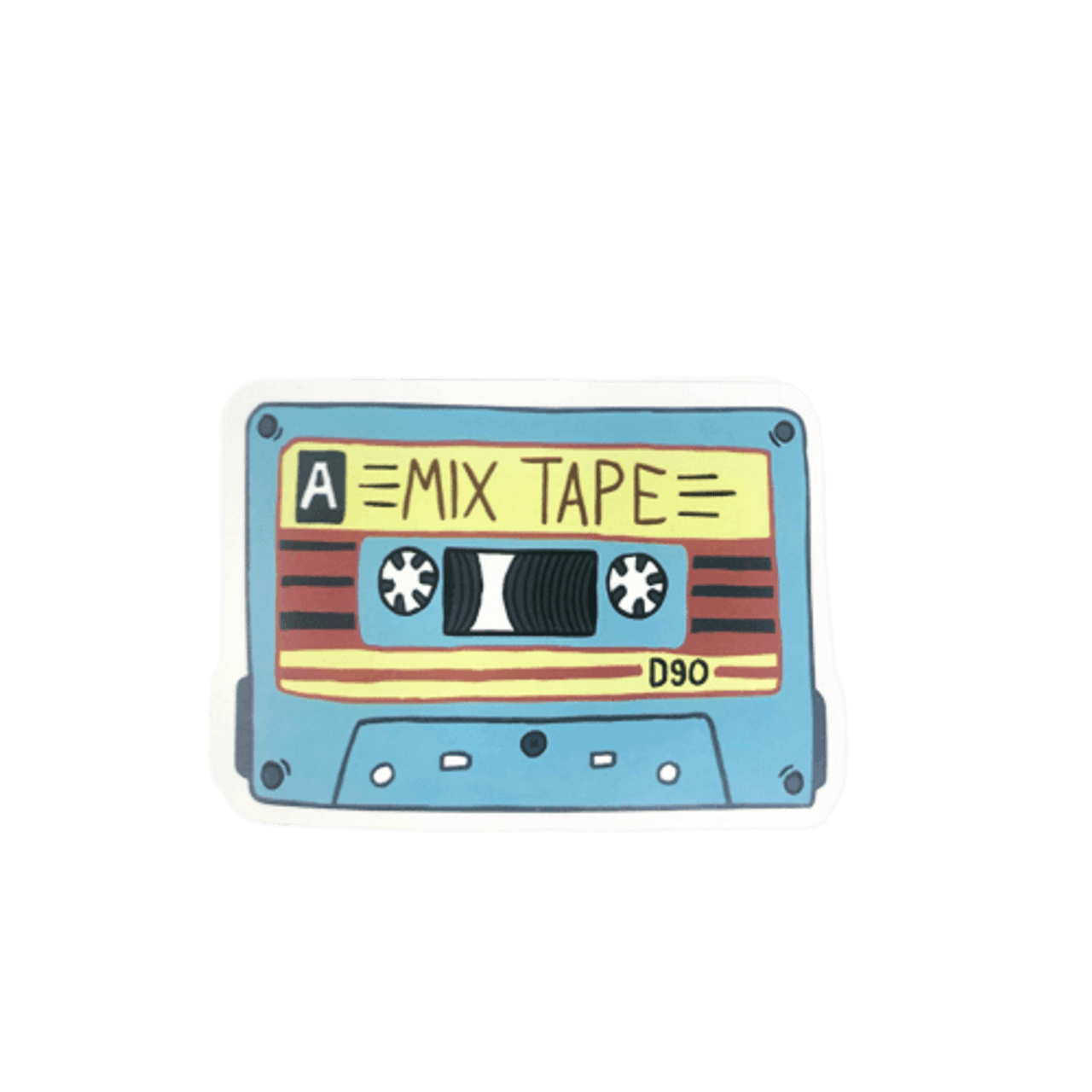 Mix cassette tape case Sticker by Chicken Soup - Pixels