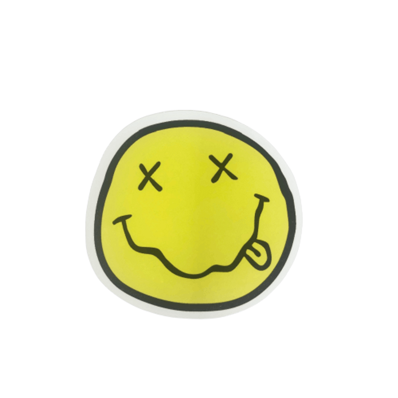 Smiley with X Eyes Sticker