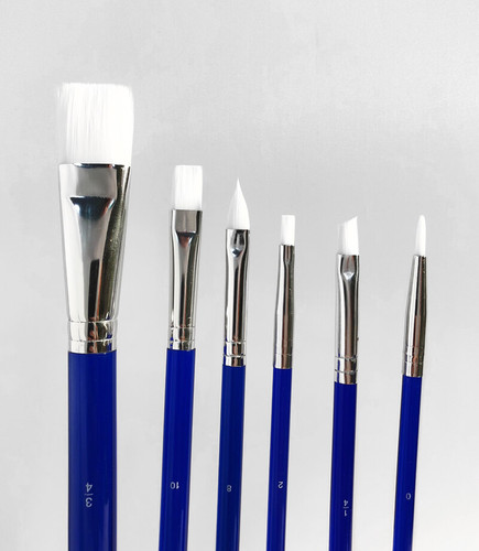 COOLERSbyU curated the perfect brush collection for cooler painting. These 6 brushes are perfect for every cooler painting project