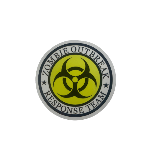 zombie outbreak response team sticker