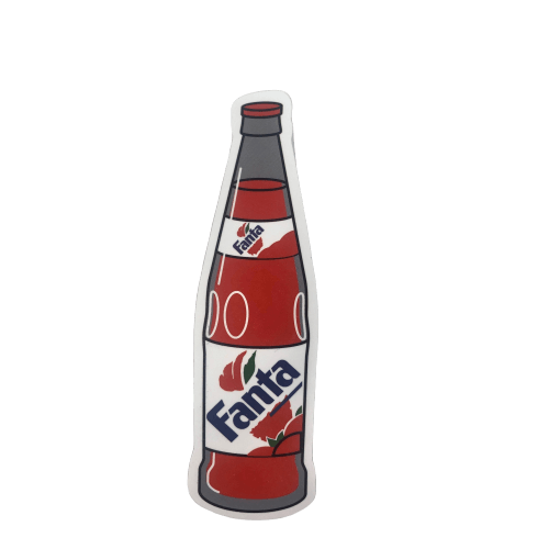 Fanta Soda Bottle Sticker