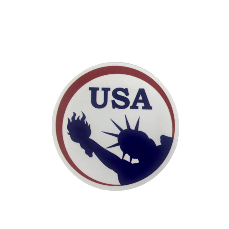 show off your American pride with the USA statue of liberty sticker 