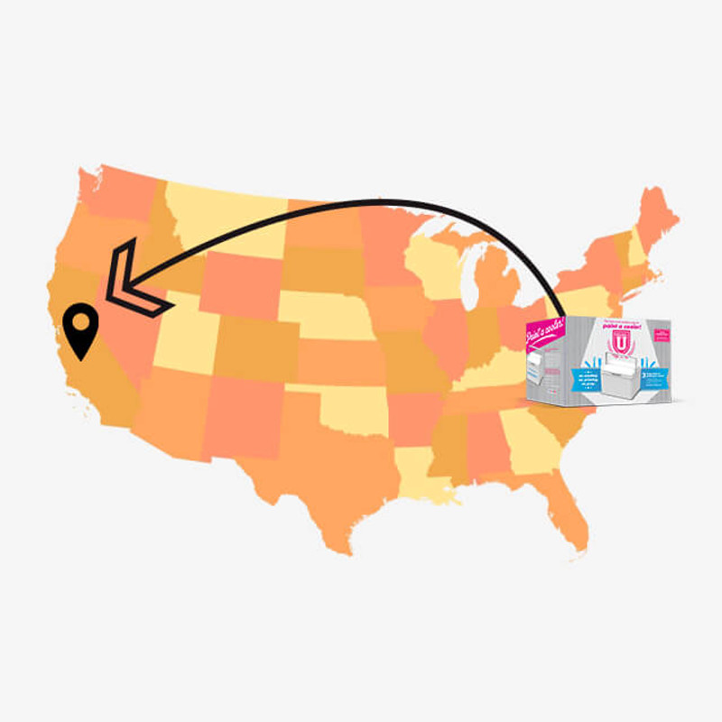 Painted a cooler for a far away event? Here's how you can ship it safely