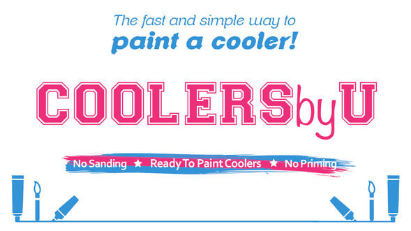 Paint a cooler without sanding or priming!