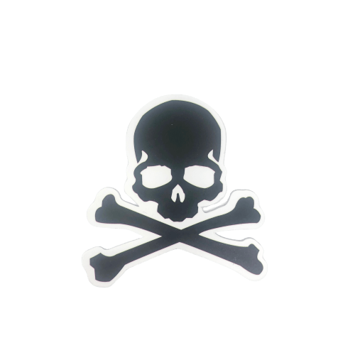 green skull and crossbones