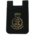 Cell phone wallet w/crest