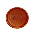 Coaster leather HOPE debossed brown