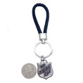 Charm Fob with Shield - Black