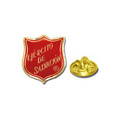 Pin Red Shield Spanish 3/4"