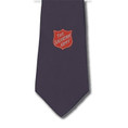 Navy Blue Tie with Shield