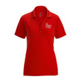 Ladies Red Polo Shirt With The Salvation Army Embroidery