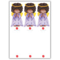 Laser Sheets - Purple Gown Angels (African-American) 