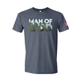 Heather Navy Man of God T-shirt