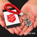 The Salvation Army Red Key Fob Gift Set (Pack of 100) DS