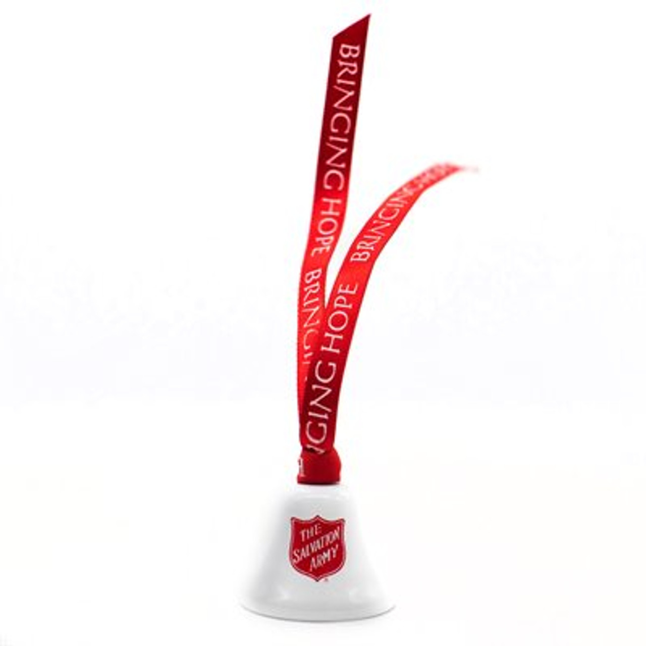 Bell ornament ribbon Bringing Hope while supplies last - The Salvation Army  Trade Central
